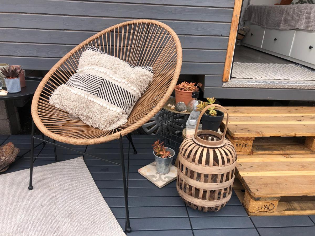 Tinyhouse Luna With Ac, Bbq And Beautiful View La Vegueta Extérieur photo